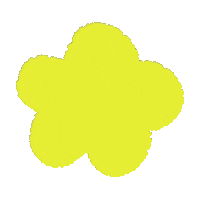 Asmasonia flower green background bubble Sticker