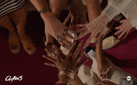friends handshake GIF by ClawsTNT