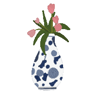 Pink Flowers Sticker