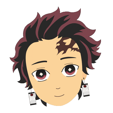 EidorianAato anime chibi demon slayer kimetsu no yaiba Sticker