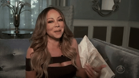 Mariah Carey Smile GIF by The Late Show With Stephen Colbert