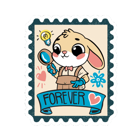 Forever Love Opp Sticker by Bos Animation