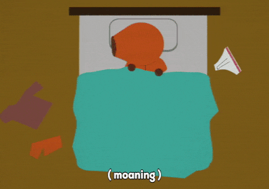 kenny mccormick dreaming GIF by South Park 