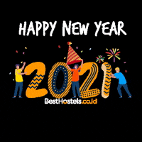 BestHostelsIndonesia 2020 happy new year new year 2021 GIF