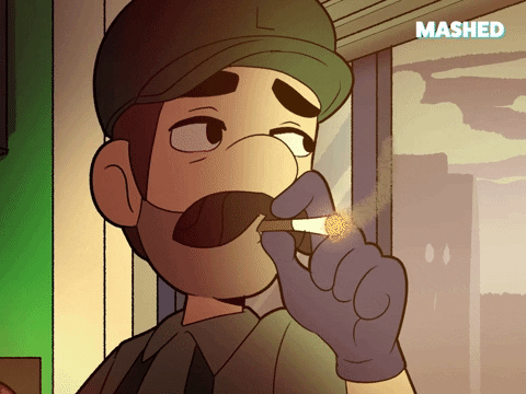Cigarette Smoking Whatever GIF by Mashed