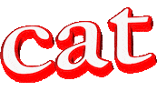 cat text Sticker