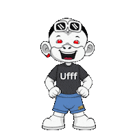 Uf White Monkey Sticker by Zhot