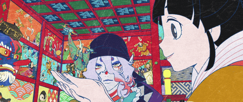 Kusuriuri Twinengine GIF by Mononoke_The_Movie