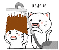 Cute Cat Sticker by KIKI