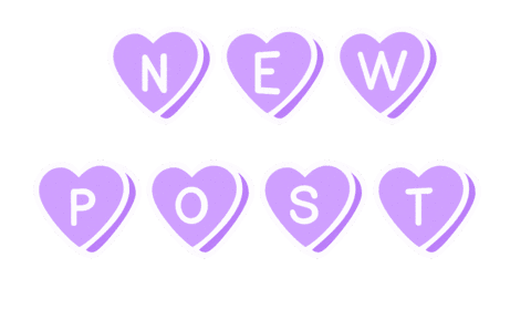 Heart Post Sticker