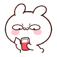 Rabbit Swiping Sticker