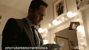 Carlos Pena Listening GIF by Hallmark Mystery