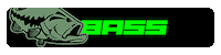 Black Bass Fish Sticker by Hotspot Design
