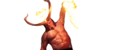 HellboyMovie demon hell hellboy milla jovovich Sticker