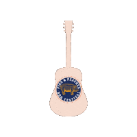 Guitar Pig Sticker by City of Kennesaw