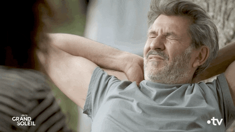 Tired Stretch GIF by Un si grand soleil