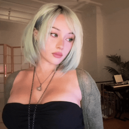 Cute Girl Twitch GIF