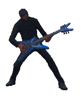 rock out john wick Sticker by Leroy Patterson