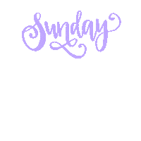 days of the week sunday Sticker