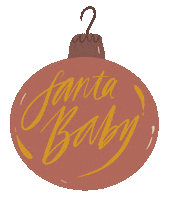 Santa Baby Christmas Sticker