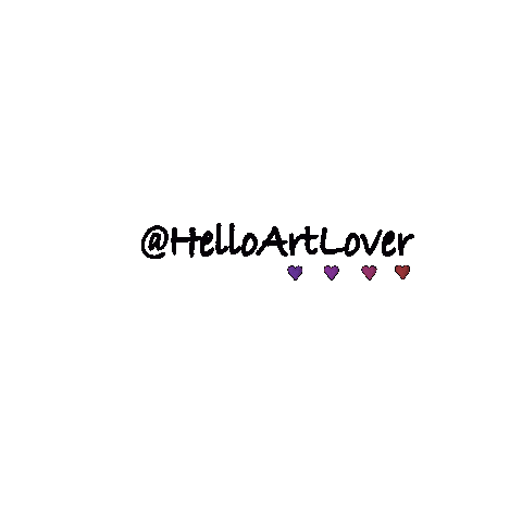 byhelloartlover giphyupload art heart hello Sticker