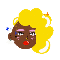 Girl Glow Sticker by Analice Campos
