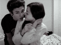 girl kiss GIF