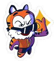 Tiger Powercat Sticker by University of the Pacific