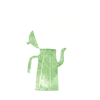 cecilehudrisier happy coffee cecilehudrisier Sticker