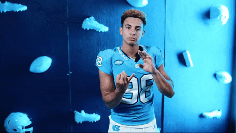 North Carolina Football GIF by UNC Tar Heels