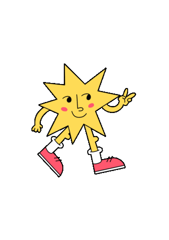 Star Walking Sticker