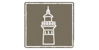 ringkobingskjernmuseum lighthouse leuchtturm leuchtfeuer hvide sande Sticker