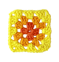 Granny Square Day Sticker by Simply Crochet