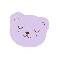 leafbear happy bear leafbear leafbearstudio Sticker