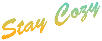 Rainbow Stay Cozy Sticker by Free & Easy