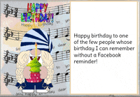 Happy Birthday Gnome GIF