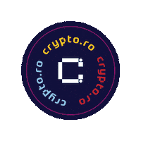 Criptomonede Sticker by crypto.ro
