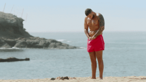 Vacation Touching GIF by MTV Nederland