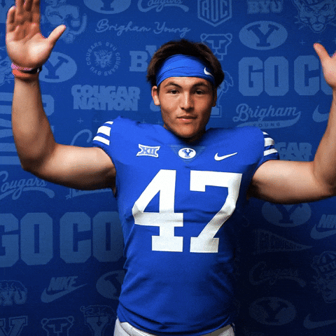 College Football Go Cougs GIF by BYU Cougars