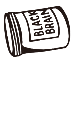 blackbrain giphyupload new shop tap Sticker