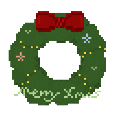 Christmas Pixel Sticker