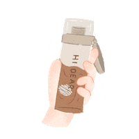 17beautyhouse chocolate drinks protein shaker Sticker