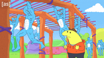 Training Train GIF by Adult Swim