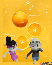 Orange Juice GIF by Zhot