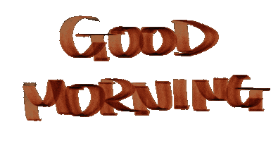 Good Morning Sticker