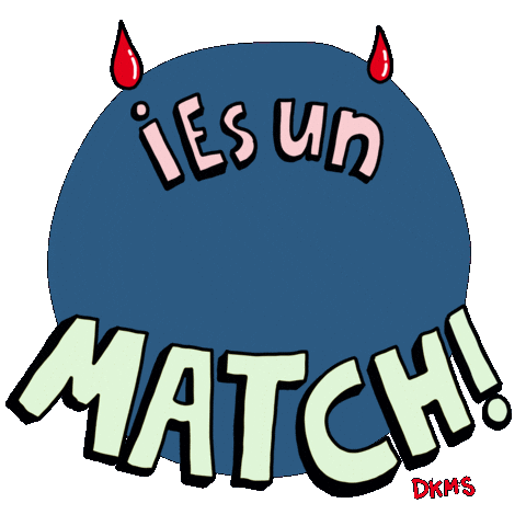 Match Eliminar Sticker by DKMS – WE DELETE BLOOD CANCER