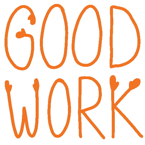 Work Good Job Sticker by Daniela Nachtigall
