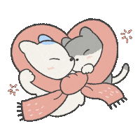 PurrDango 愛你 貓貓 anann 兩糰 Sticker