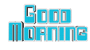 Good Morning 3D Sticker