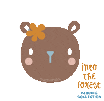 Baby Forest Sticker by Isla Blanca